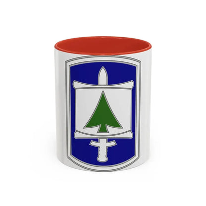 364 Civil Affairs Brigade (U.S. Army) Accent Coffee Mug 11oz Red - Go Mug Yourself