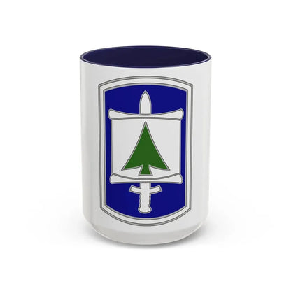 364 Civil Affairs Brigade (U.S. Army) Accent Coffee Mug 15oz Navy - Go Mug Yourself