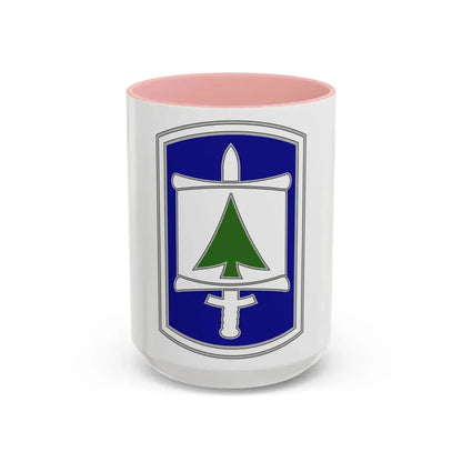 364 Civil Affairs Brigade (U.S. Army) Accent Coffee Mug 15oz Pink - Go Mug Yourself