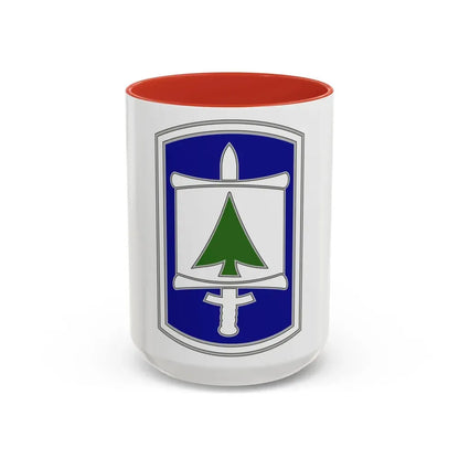 364 Civil Affairs Brigade (U.S. Army) Accent Coffee Mug 15oz Red - Go Mug Yourself