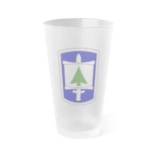 364 Civil Affairs Brigade (U.S. Army) Frosted Pint Glass 16oz Default Title - Go Mug Yourself
