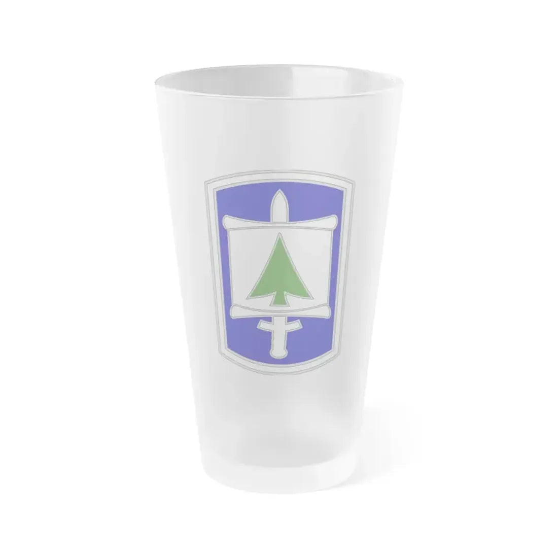 364 Civil Affairs Brigade (U.S. Army) Frosted Pint Glass 16oz Default Title - Go Mug Yourself