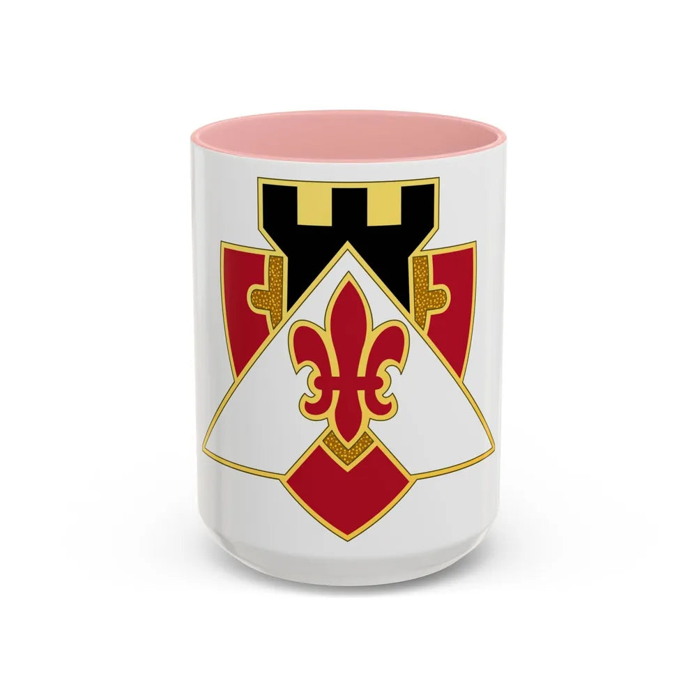 364 Engineer Group (U.S. Army) Accent Coffee Mug-15oz-Pink-Go Mug Yourself