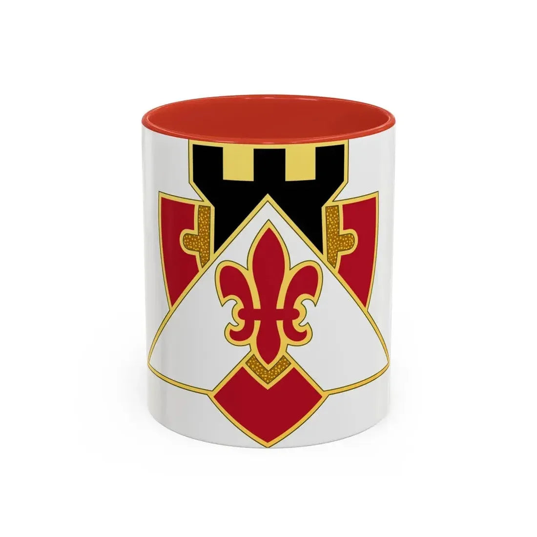 364 Engineer Group (U.S. Army) Accent Coffee Mug 11oz Red - Go Mug Yourself