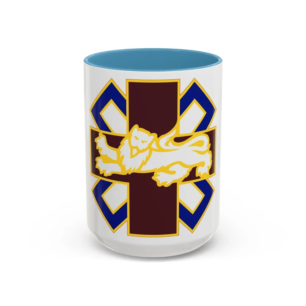 364 Field Hospital (U.S. Army) Accent Coffee Mug-15oz-Light Blue-Go Mug Yourself