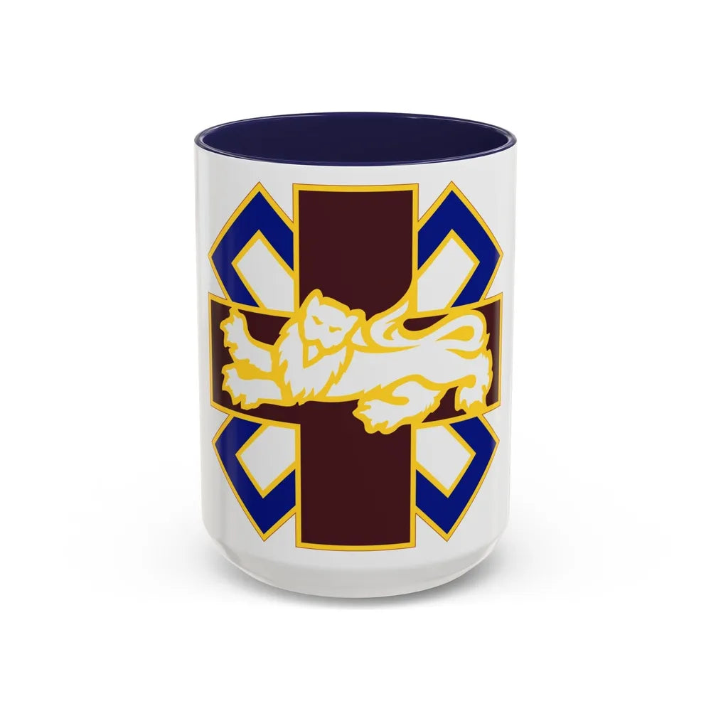 364 Field Hospital (U.S. Army) Accent Coffee Mug-15oz-Navy-Go Mug Yourself