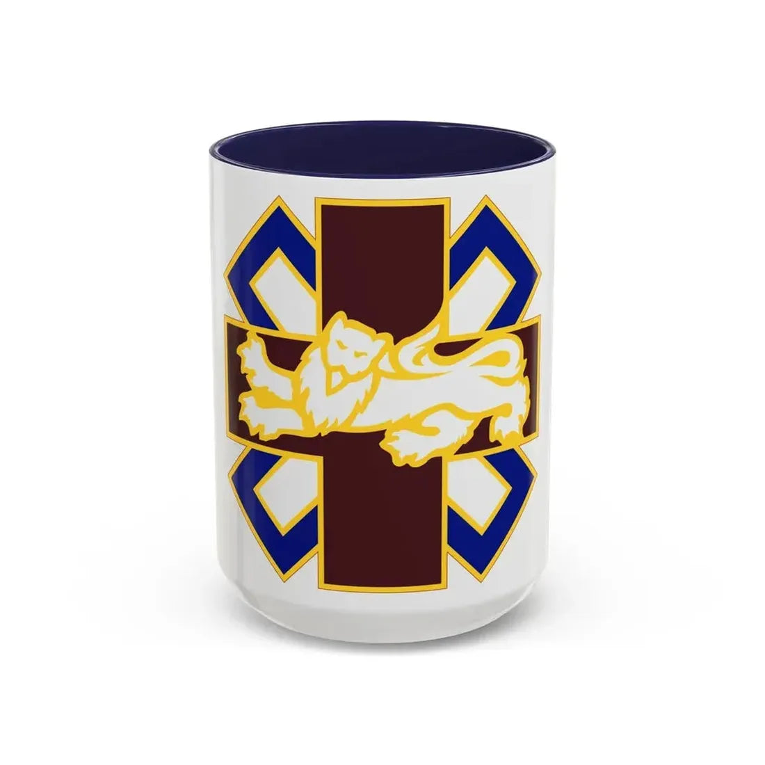 364 Field Hospital (U.S. Army) Accent Coffee Mug 15oz Navy - Go Mug Yourself
