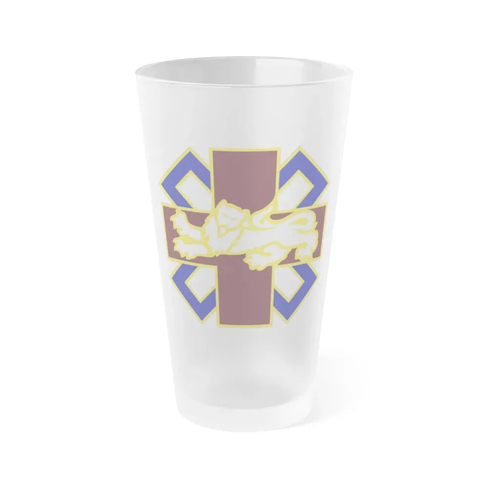 364 Field Hospital (U.S. Army) Frosted Pint Glass 16oz Default Title - Go Mug Yourself