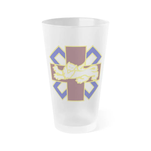 364 Field Hospital (U.S. Army) Frosted Pint Glass 16oz Default Title - Go Mug Yourself