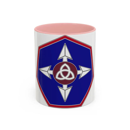 364 Sustainment Command (U.S. Army) Accent Coffee Mug-11oz-Pink-Go Mug Yourself