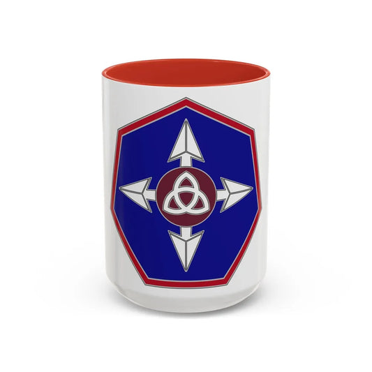 364 Sustainment Command (U.S. Army) Accent Coffee Mug-11oz-Red-Go Mug Yourself