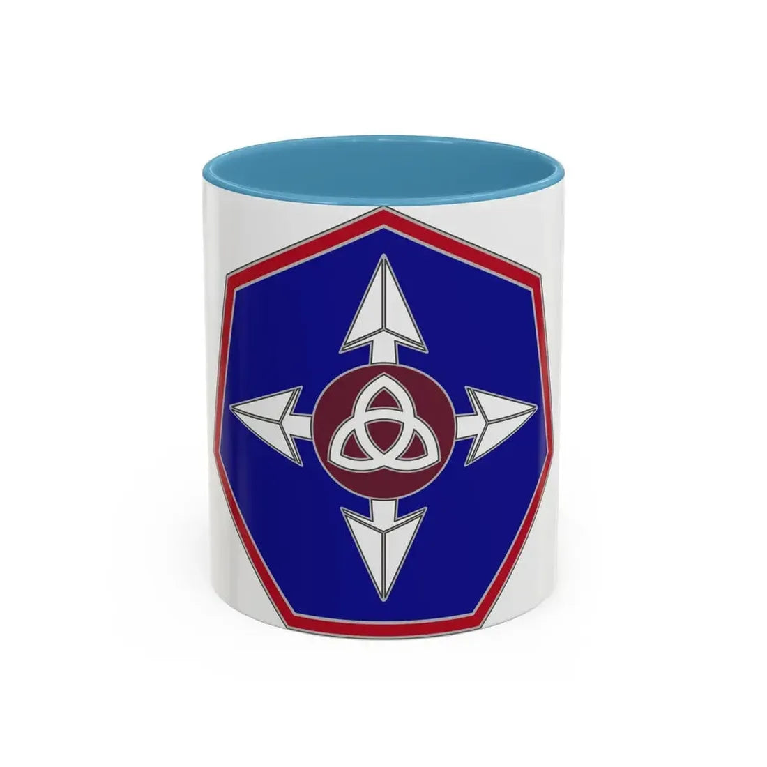 364 Sustainment Command (U.S. Army) Accent Coffee Mug 11oz Light Blue - Go Mug Yourself