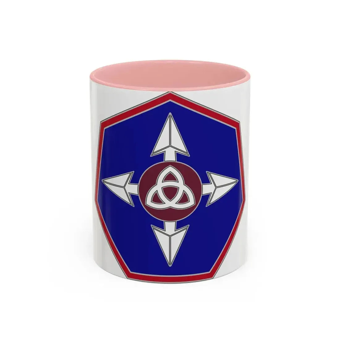 364 Sustainment Command (U.S. Army) Accent Coffee Mug 11oz Pink - Go Mug Yourself