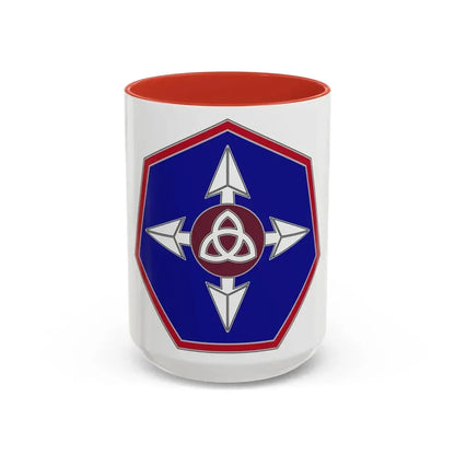 364 Sustainment Command (U.S. Army) Accent Coffee Mug 11oz Red - Go Mug Yourself