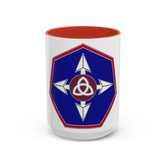 364 Sustainment Command (U.S. Army) Accent Coffee Mug 11oz Red - Go Mug Yourself
