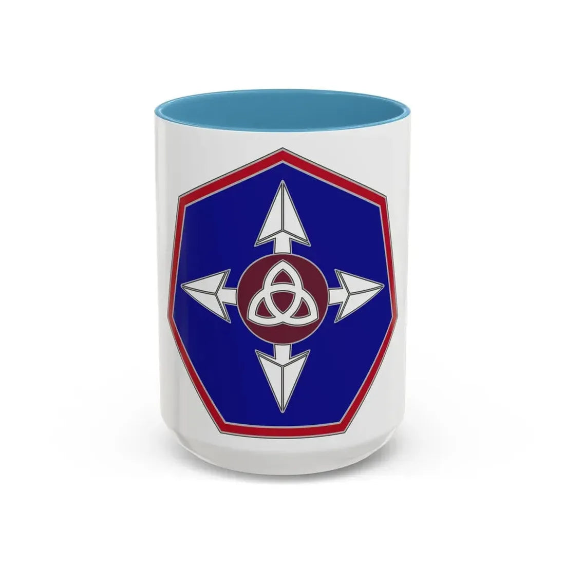 364 Sustainment Command (U.S. Army) Accent Coffee Mug 15oz Light Blue - Go Mug Yourself
