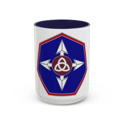 364 Sustainment Command (U.S. Army) Accent Coffee Mug 15oz Navy - Go Mug Yourself
