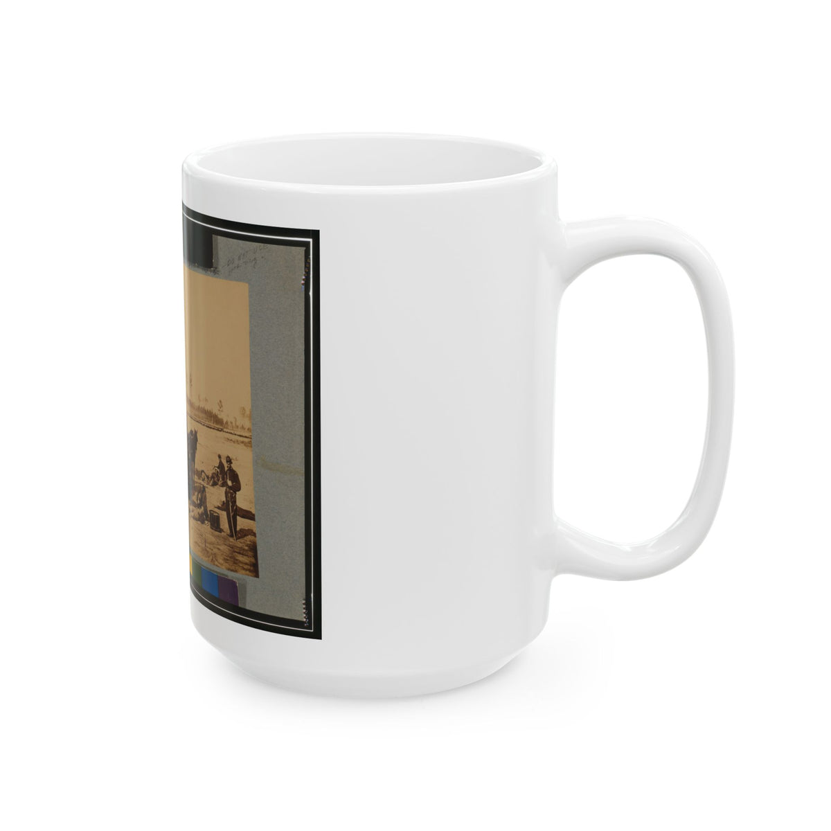 Ambulance Drill At Headquarters Army Of Potomac, Near Brandy Station, Va., March, 1864 (U.S. Civil War) White Coffee Mug