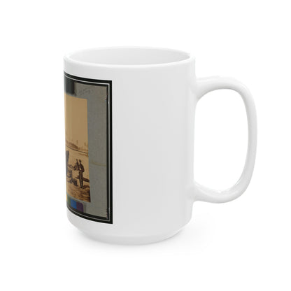 Ambulance Drill At Headquarters Army Of Potomac, Near Brandy Station, Va., March, 1864 (U.S. Civil War) White Coffee Mug