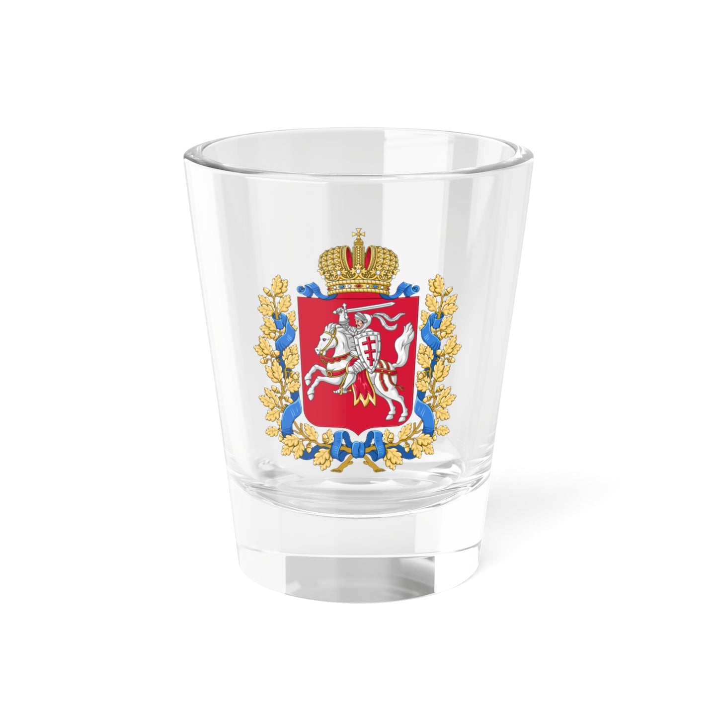 Coat of arms of Governorate of Vilna (Russia) (Coat of Arms) Shot Glass 1.5oz