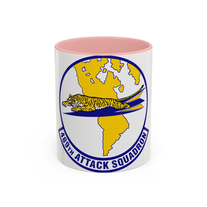 489 Attack Sq ACC (U.S. Air Force) Accent Coffee Mug