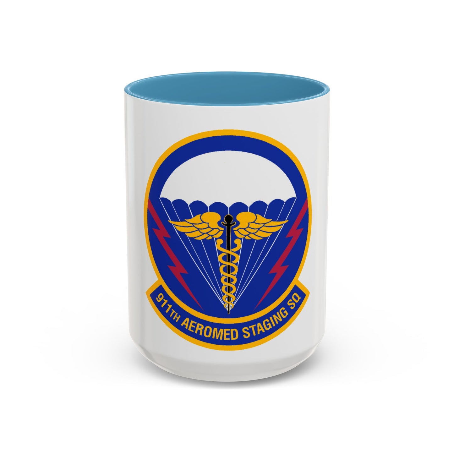 911 Aeromedical Staging Squadron AFRC (U.S. Air Force) Accent Coffee Mug