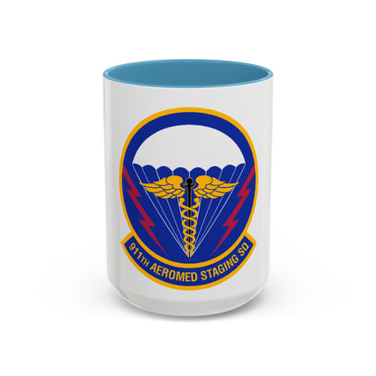 911 Aeromedical Staging Squadron AFRC (U.S. Air Force) Accent Coffee Mug