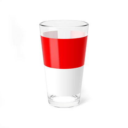 Flag of Kingdom of Croatia 1852-1860 (Croatia) Pint Glass 16oz