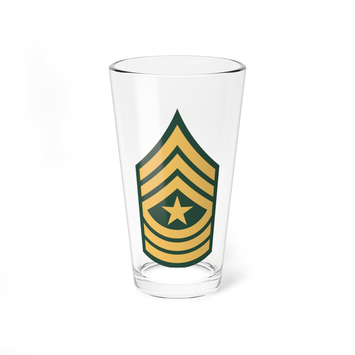 Army USA OR 09c 2015 (United States) (Military Rank) Pint Glass 16oz