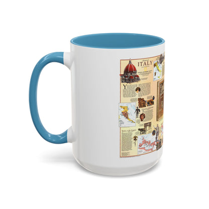 Italy - Historical (1995) (Map) Accent Coffee Mug