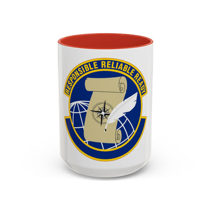 764 Enterprise Sourcing Squadron AFMC (U.S. Air Force) Accent Coffee Mug