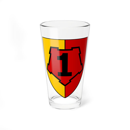 Emblem for the I-DLR (Denmark) (Coat of Arms) Pint Glass 16oz