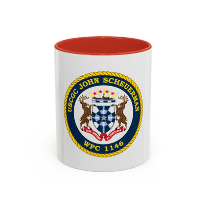 UUSCGC John Scheuerman WPC 1146 (U.S. Coast Guard) Accent Coffee Mug