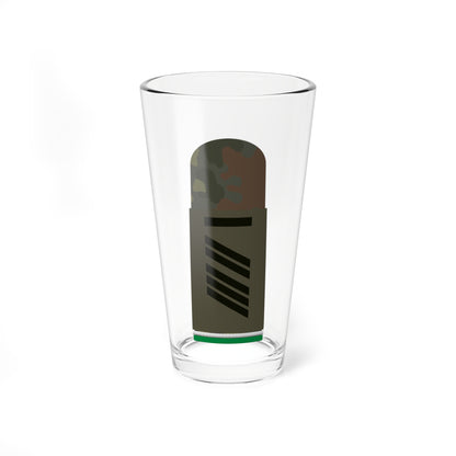 HA OS5 16 Oberstabsgefreiter RUA PzGren R (Military Rank) Pint Glass 16oz