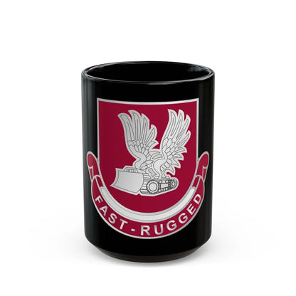 365 Engineer Battalion (U.S. Army) Black Coffee Mug-15oz-Go Mug Yourself