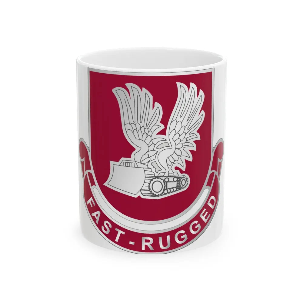 365 Engineer Battalion (U.S. Army) White Coffee Mug-11oz-Go Mug Yourself