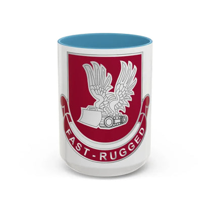 365 Engineer Battalion (U.S. Army) Accent Coffee Mug 15oz Light Blue - Go Mug Yourself