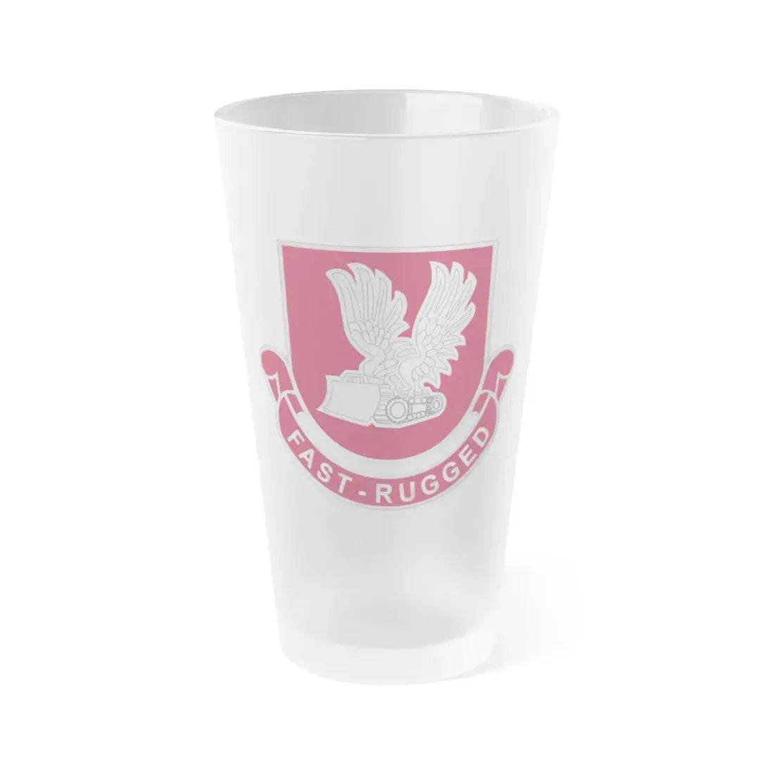 365 Engineer Battalion (U.S. Army) Frosted Pint Glass 16oz Default Title - Go Mug Yourself