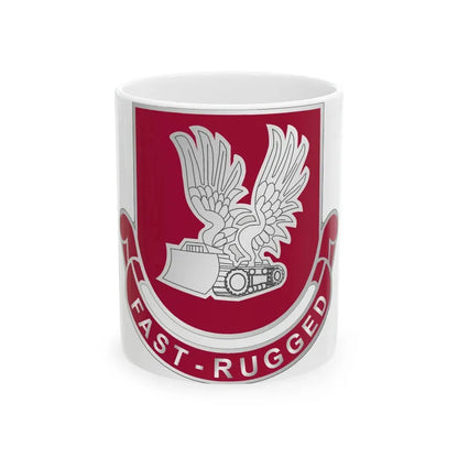 365 Engineer Battalion (U.S. Army) White Coffee Mug 11oz - Go Mug Yourself