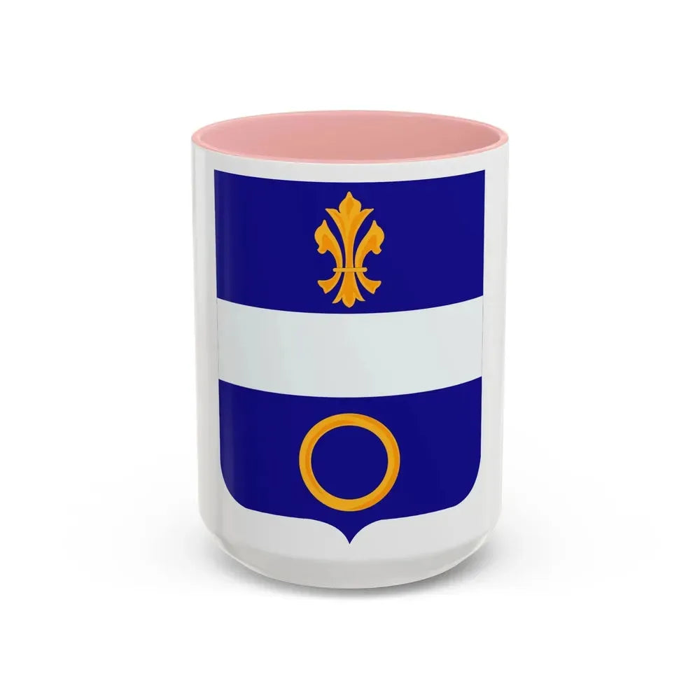 365 Infantry Regiment 2 (U.S. Army) Accent Coffee Mug 15oz Pink - Go Mug Yourself