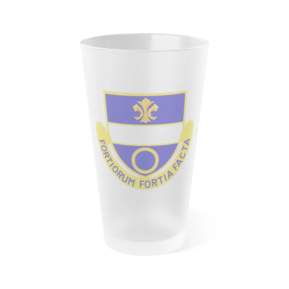 365 Infantry Regiment (U.S. Army) Frosted Pint Glass 16oz-Go Mug Yourself