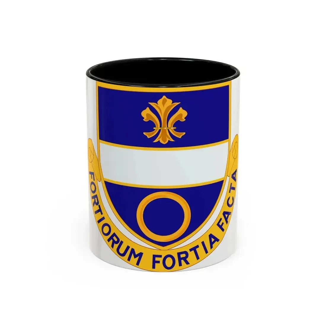 365 Infantry Regiment (U.S. Army) Accent Coffee Mug 11oz Black - Go Mug Yourself