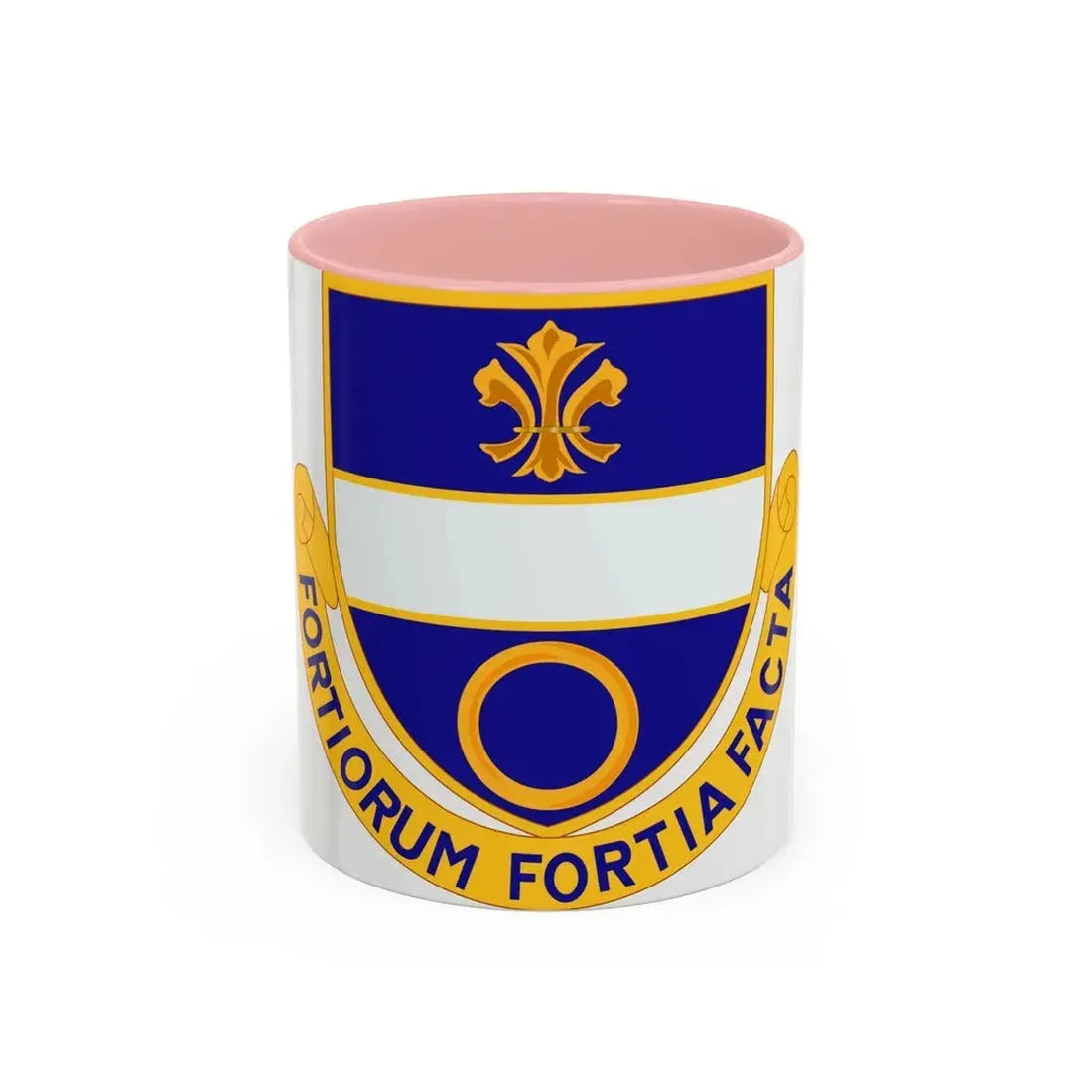 365 Infantry Regiment (U.S. Army) Accent Coffee Mug 11oz Pink - Go Mug Yourself