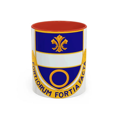 365 Infantry Regiment (U.S. Army) Accent Coffee Mug 11oz Red - Go Mug Yourself