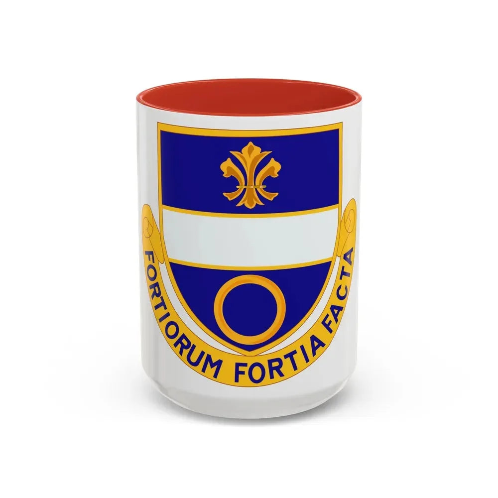 365 Infantry Regiment (U.S. Army) Accent Coffee Mug 15oz Red - Go Mug Yourself