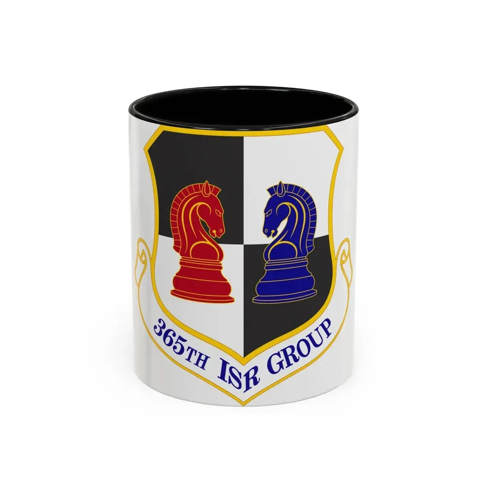 365 Intelligence Surveillance and Reconnaissance Group ACC (U.S. Air Force) Accent Coffee Mug 11oz Black - Go Mug Yourself