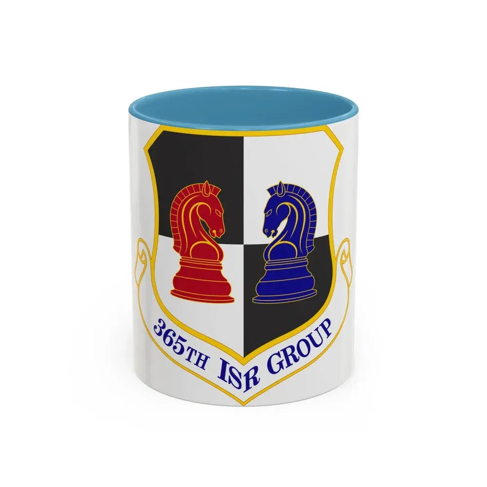 365 Intelligence Surveillance and Reconnaissance Group ACC (U.S. Air Force) Accent Coffee Mug 11oz Light Blue - Go Mug Yourself