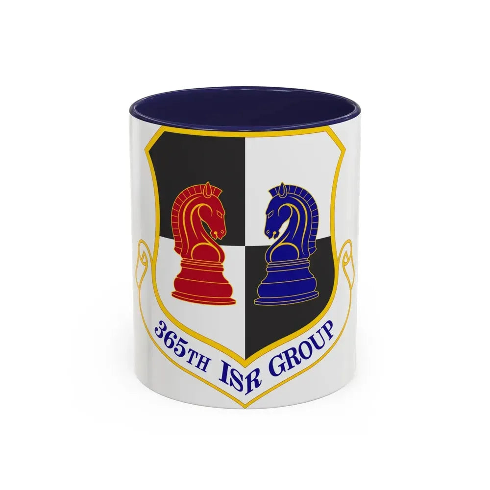 365 Intelligence Surveillance and Reconnaissance Group ACC (U.S. Air Force) Accent Coffee Mug 11oz Navy - Go Mug Yourself