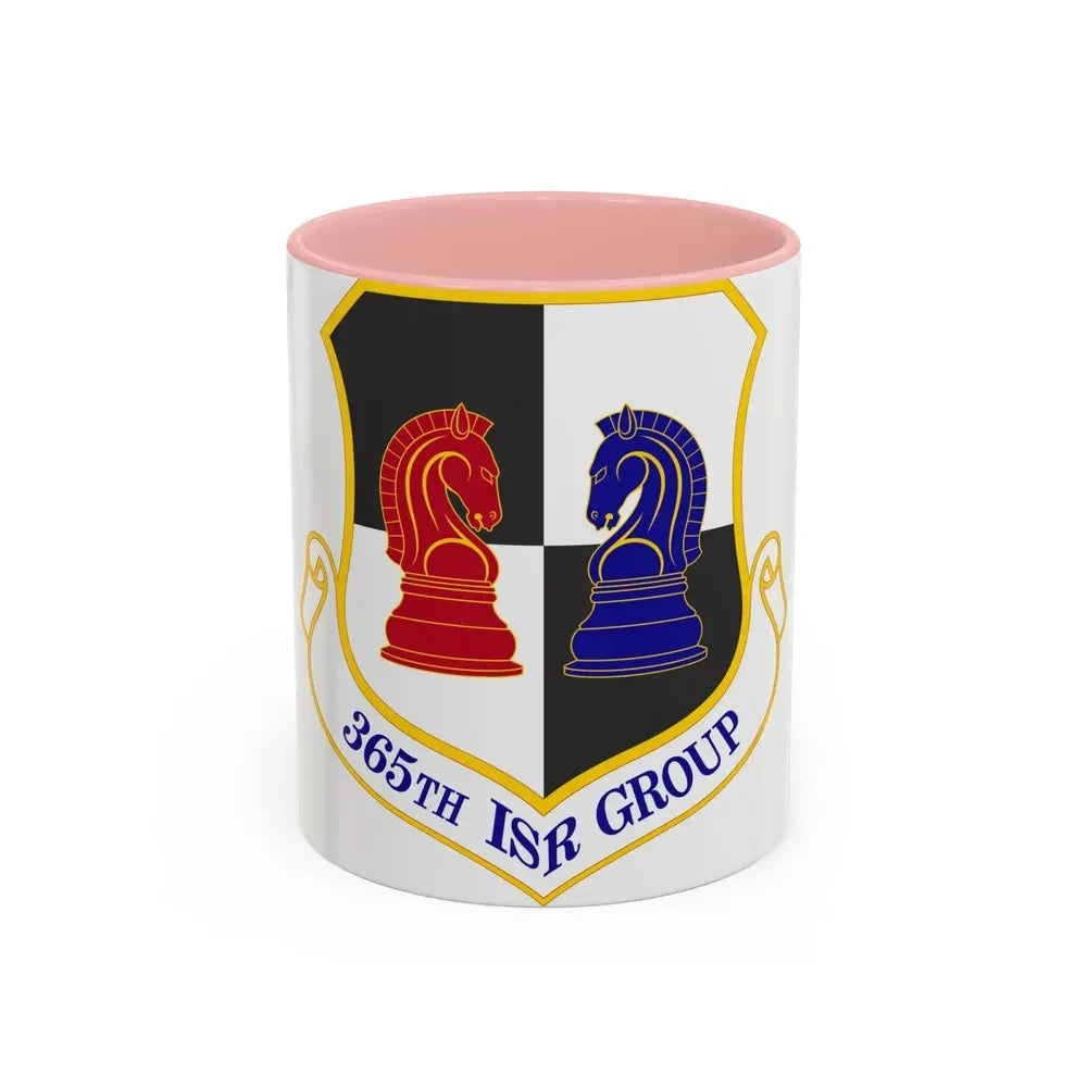365 Intelligence Surveillance and Reconnaissance Group ACC (U.S. Air Force) Accent Coffee Mug 11oz Pink - Go Mug Yourself