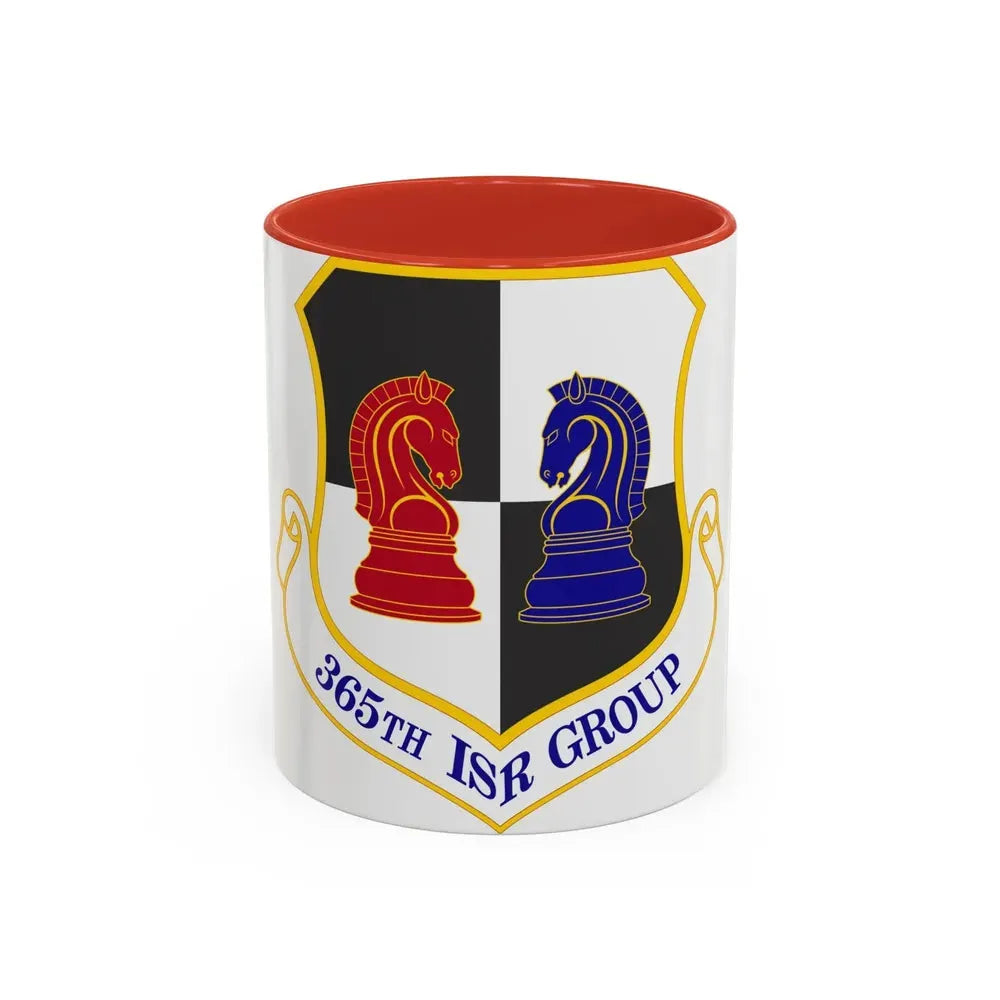365 Intelligence Surveillance and Reconnaissance Group ACC (U.S. Air Force) Accent Coffee Mug 11oz Red - Go Mug Yourself